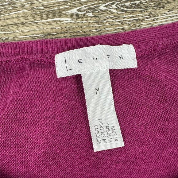 Womens Leith Nordstrom dress purple/magenta sleeveless short - Picture 2 of 8